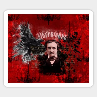 Poe Nevermore Sticker